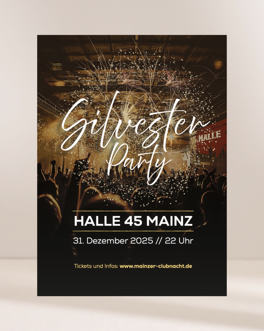 Silvester Party Plakat