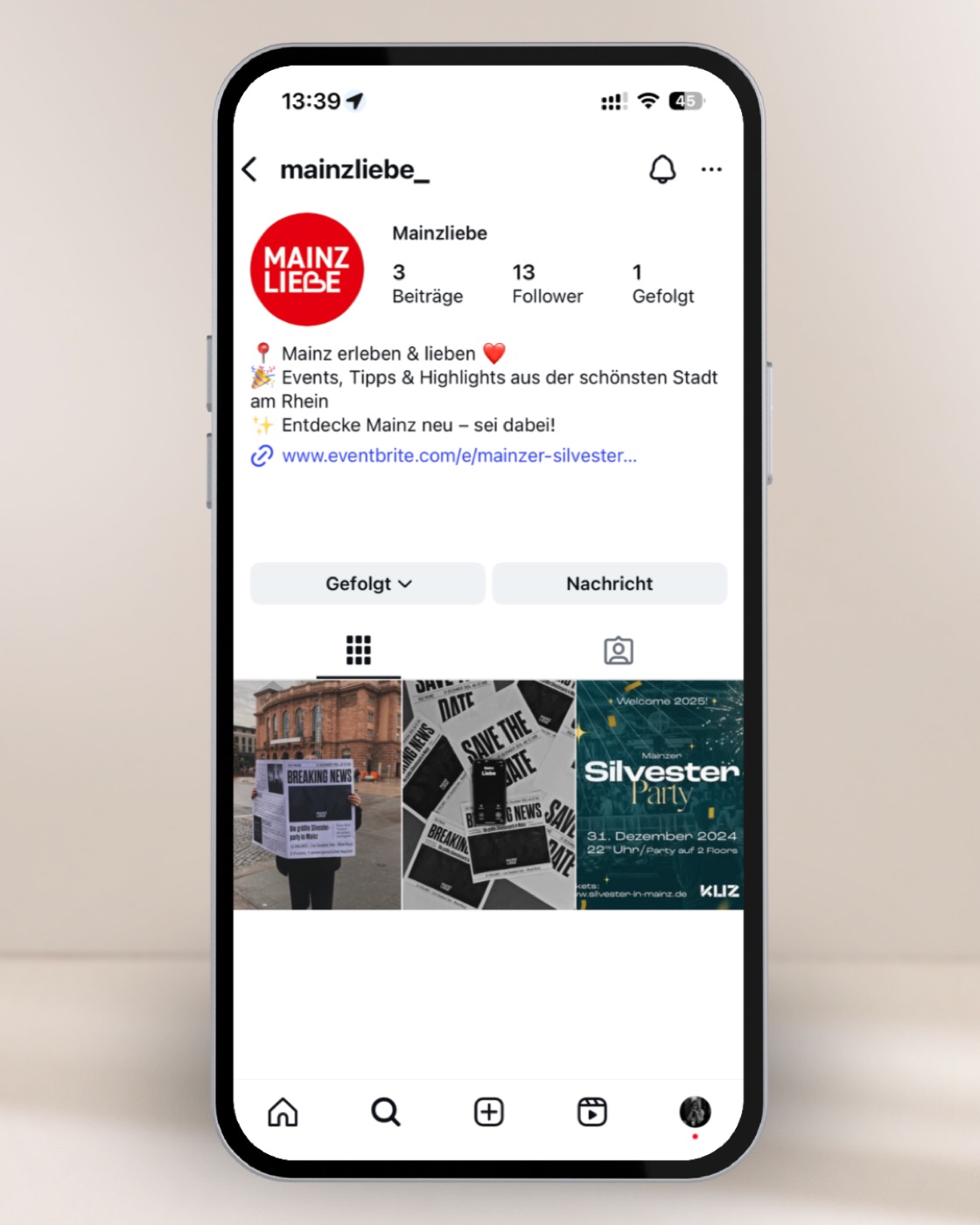 Mainzliebe Handy-Mockup